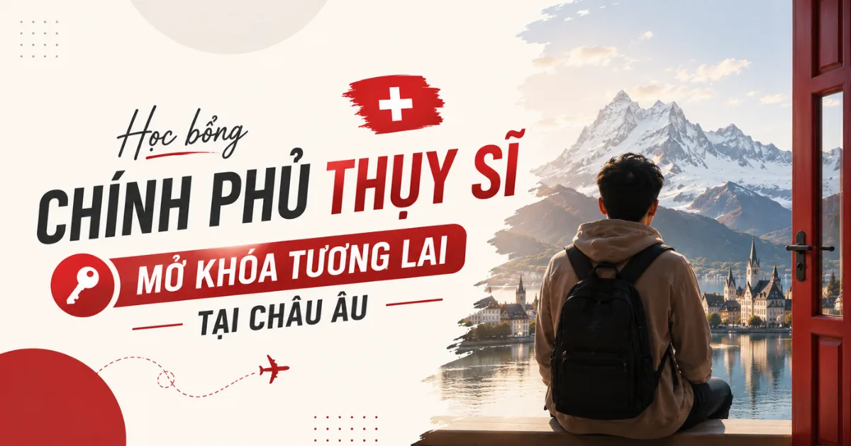học bổng chính phủ Thụy Sĩ Swiss Government Excellence Scholarships - SGES