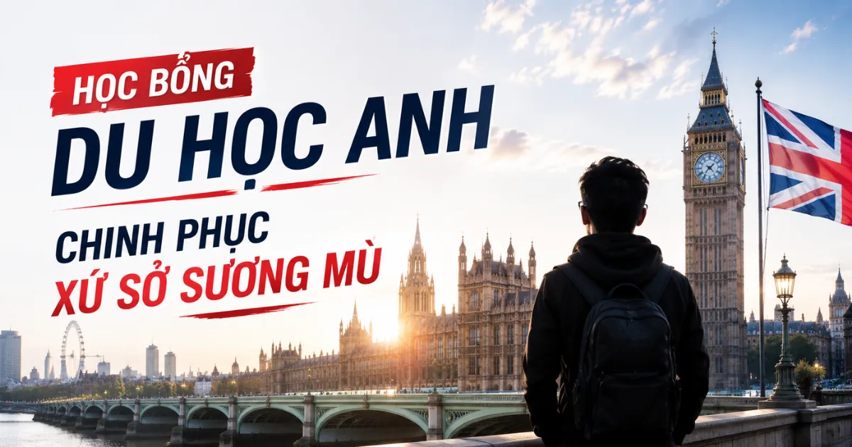 Học bổng du học Anh toàn phần