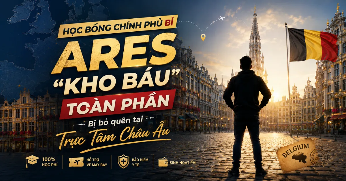 Học Bổng Chính Phủ Bỉ ARES